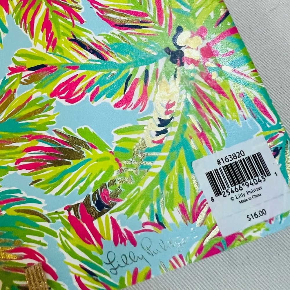 Lilly Pulitzer Vibrant Journal with Pink and Green Accents - Picture 3 of 5